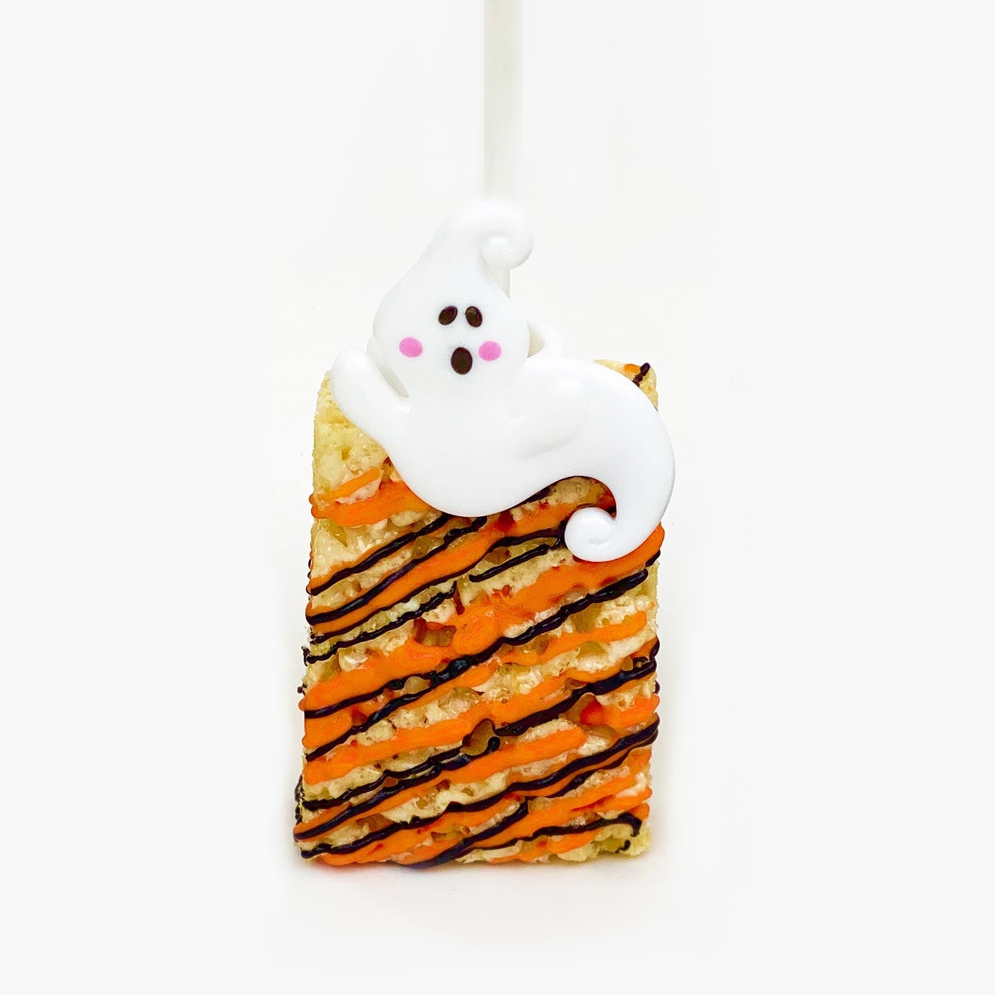Ghost Rice Krispy Treats Lolly