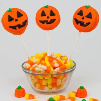 Chocolate Covered Oreo Jack O'Lantern