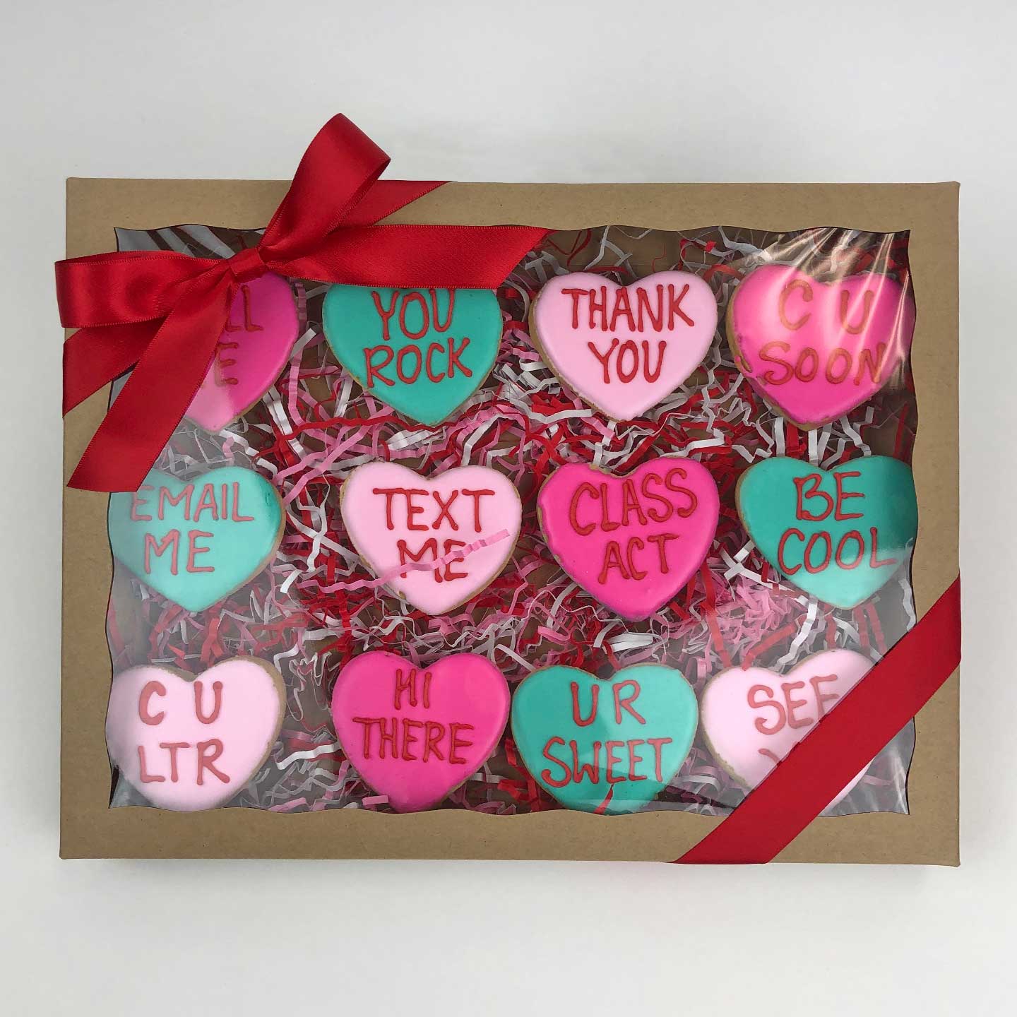 Valentine's Day Conversation Heart Cookies – www