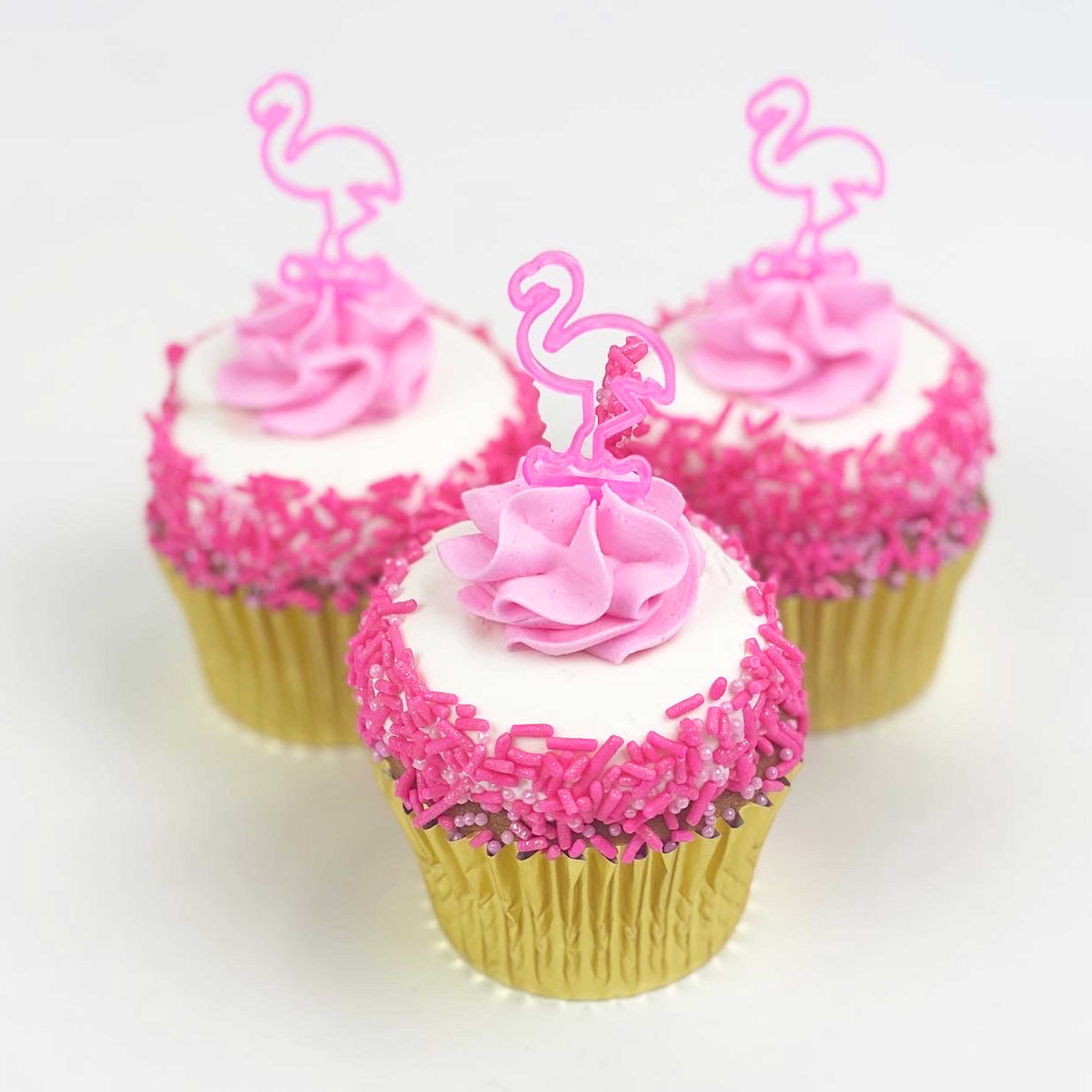 Flamingo Cupcakes