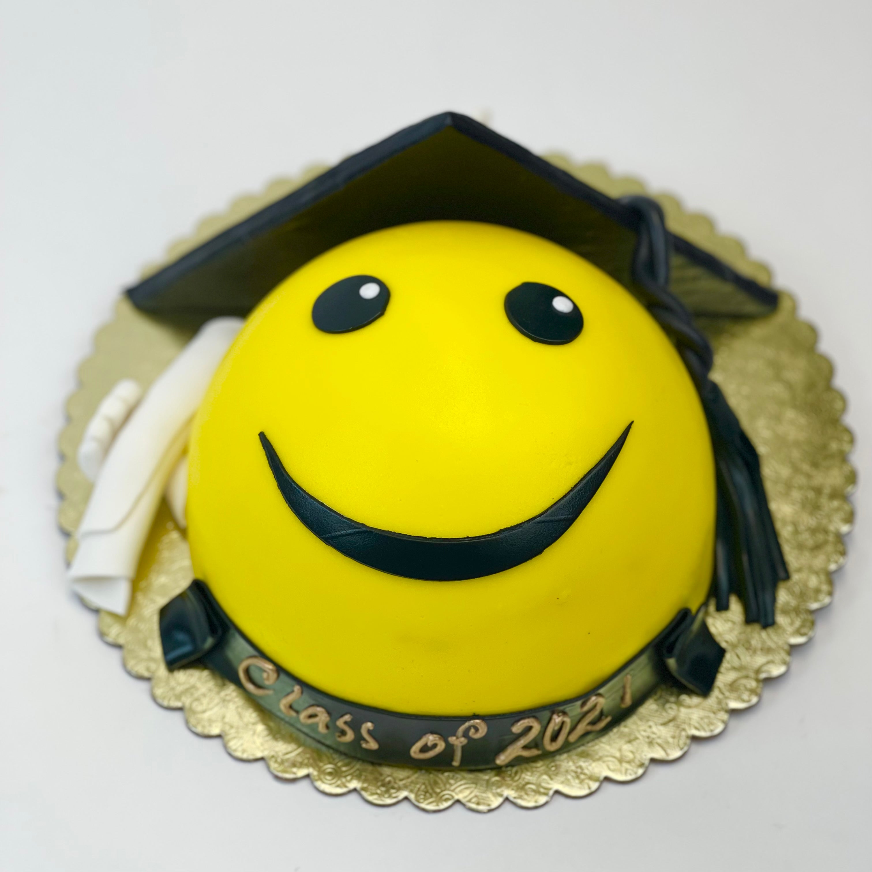 Emoji Grad Cake