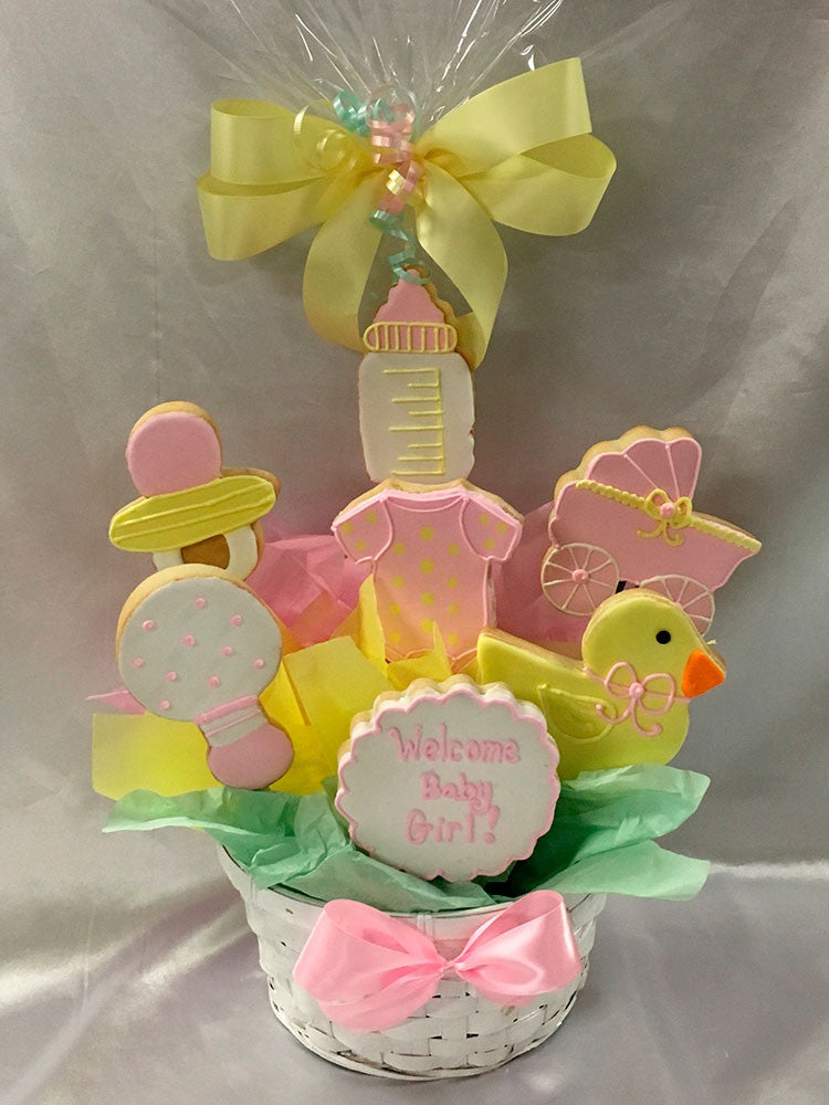 It's A Girl Cookie Bouquet
