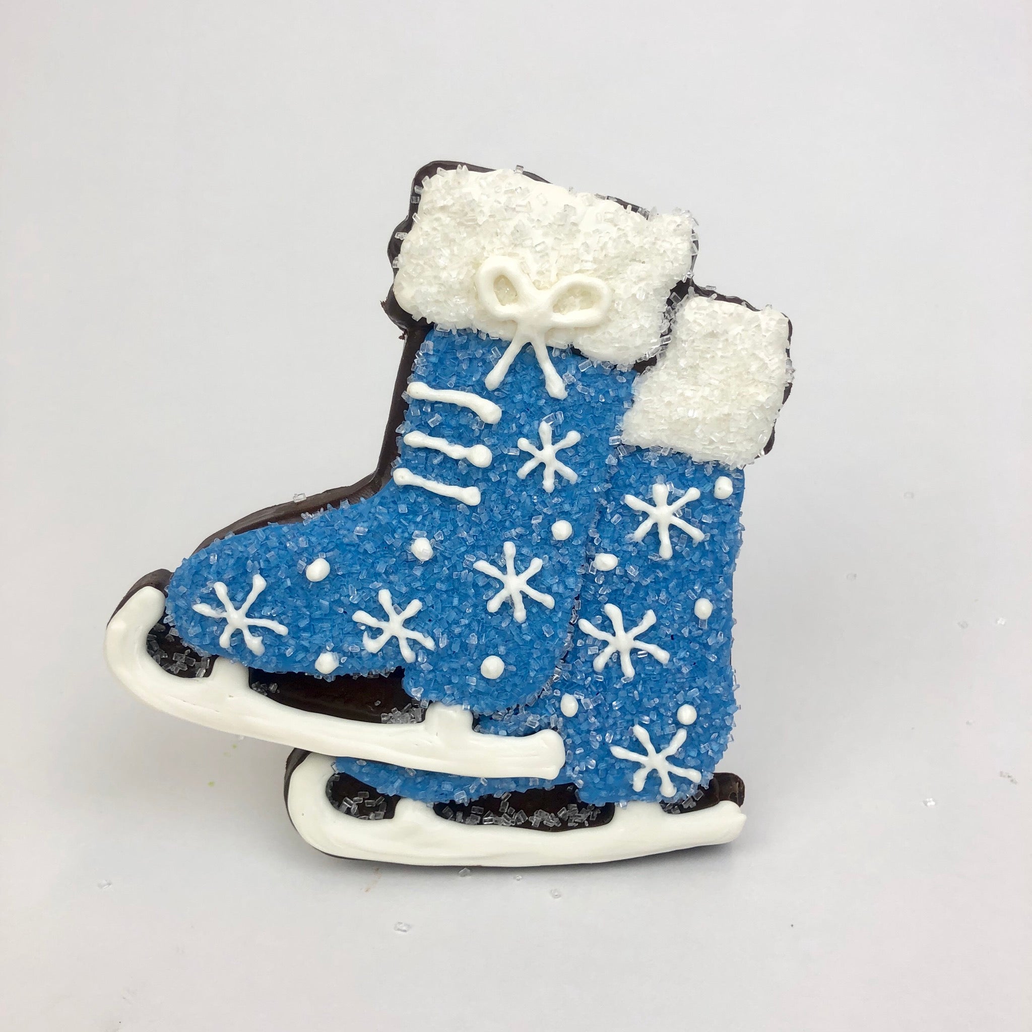 Chocolate Crispy Ice Skate in blue