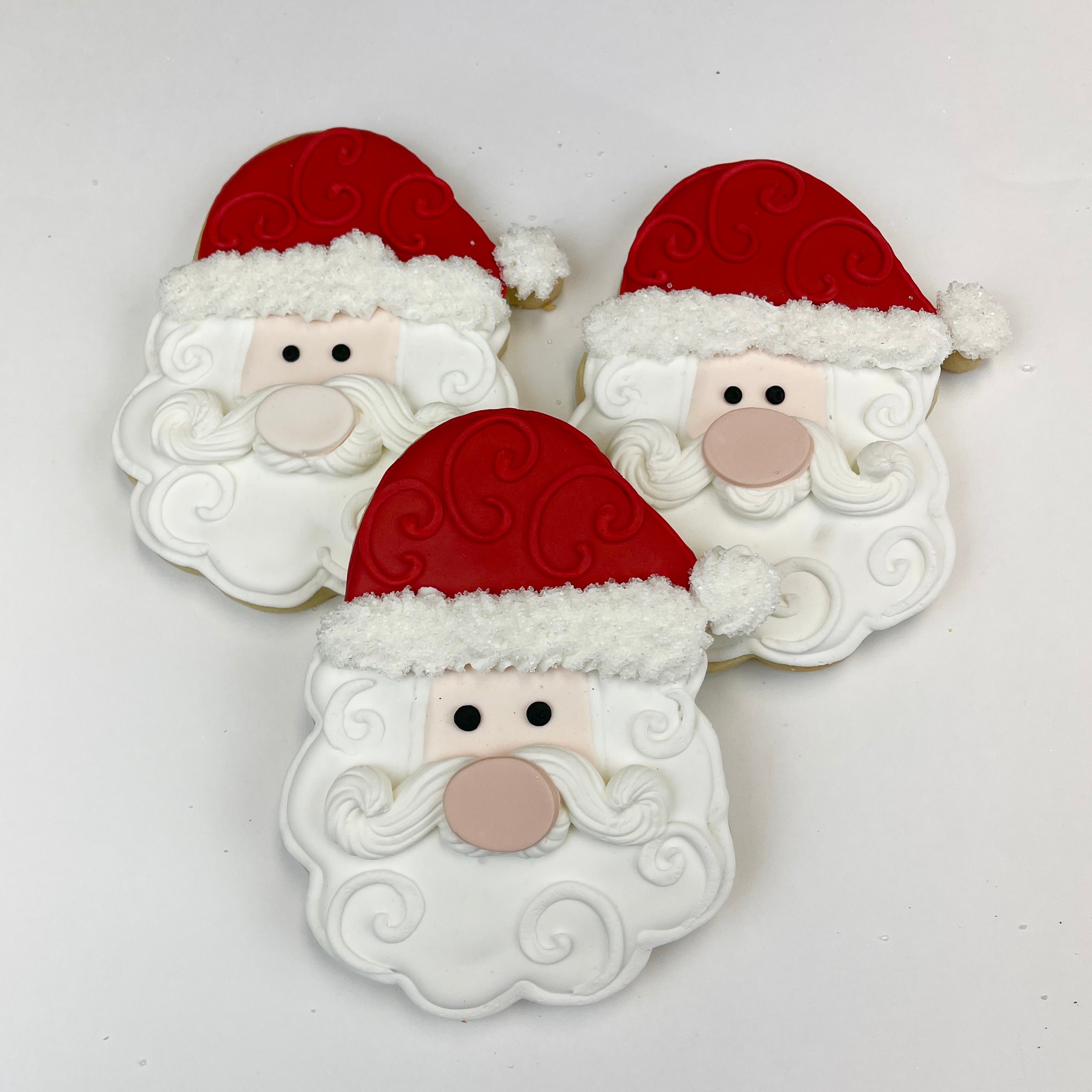 Whimsical Santa Sugar Cookie