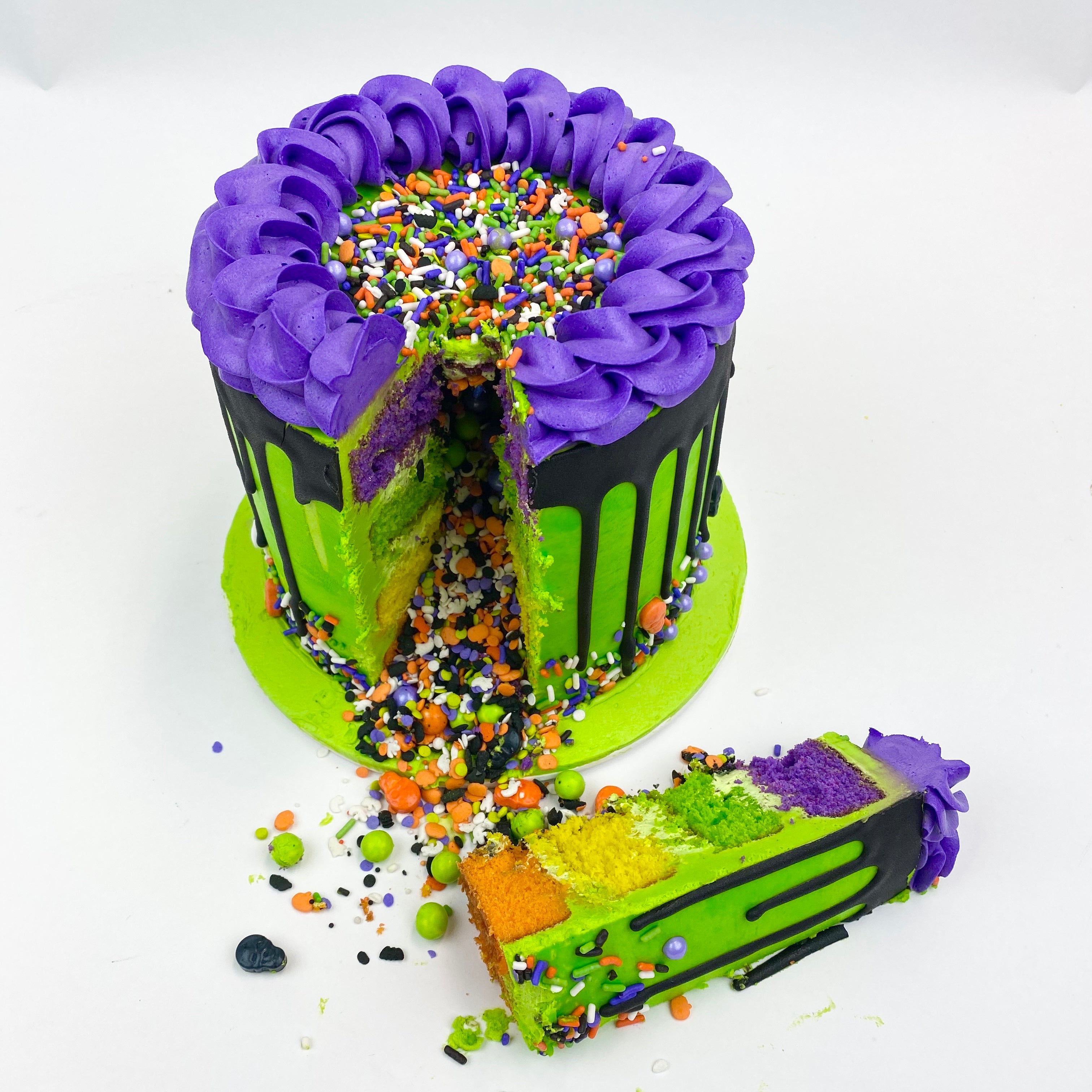 Halloween Pinata Cake