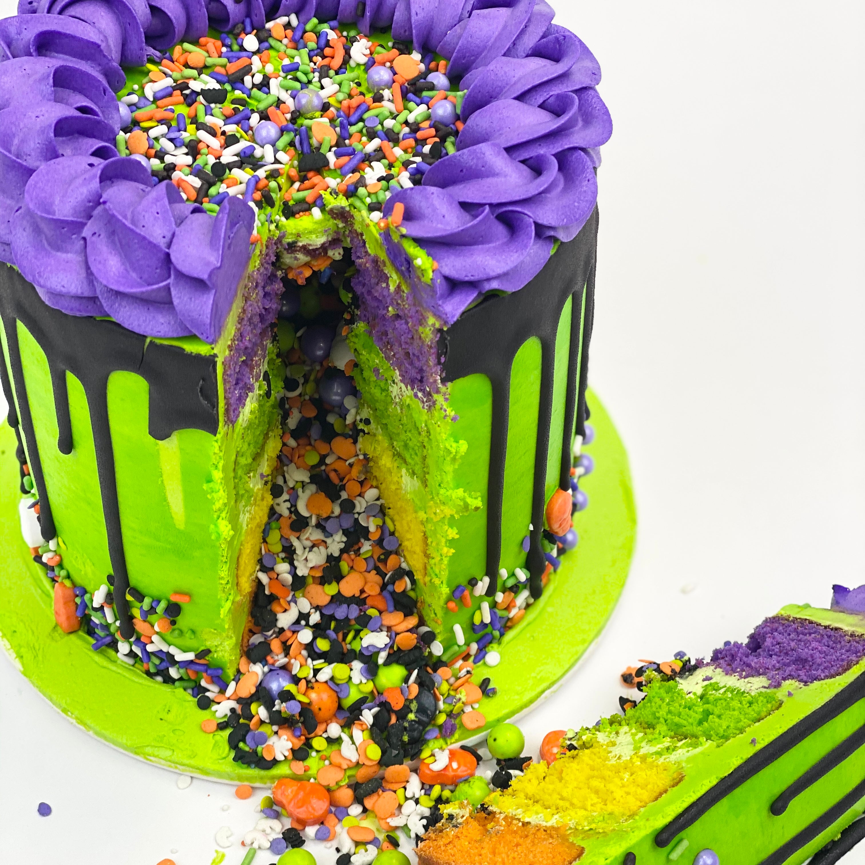 Halloween Pinata Cake