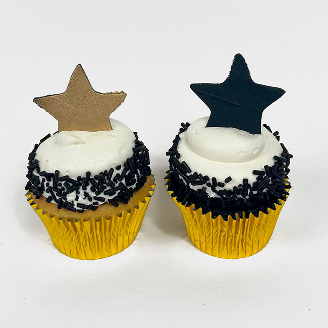 Star and Sprinkles Cupcake