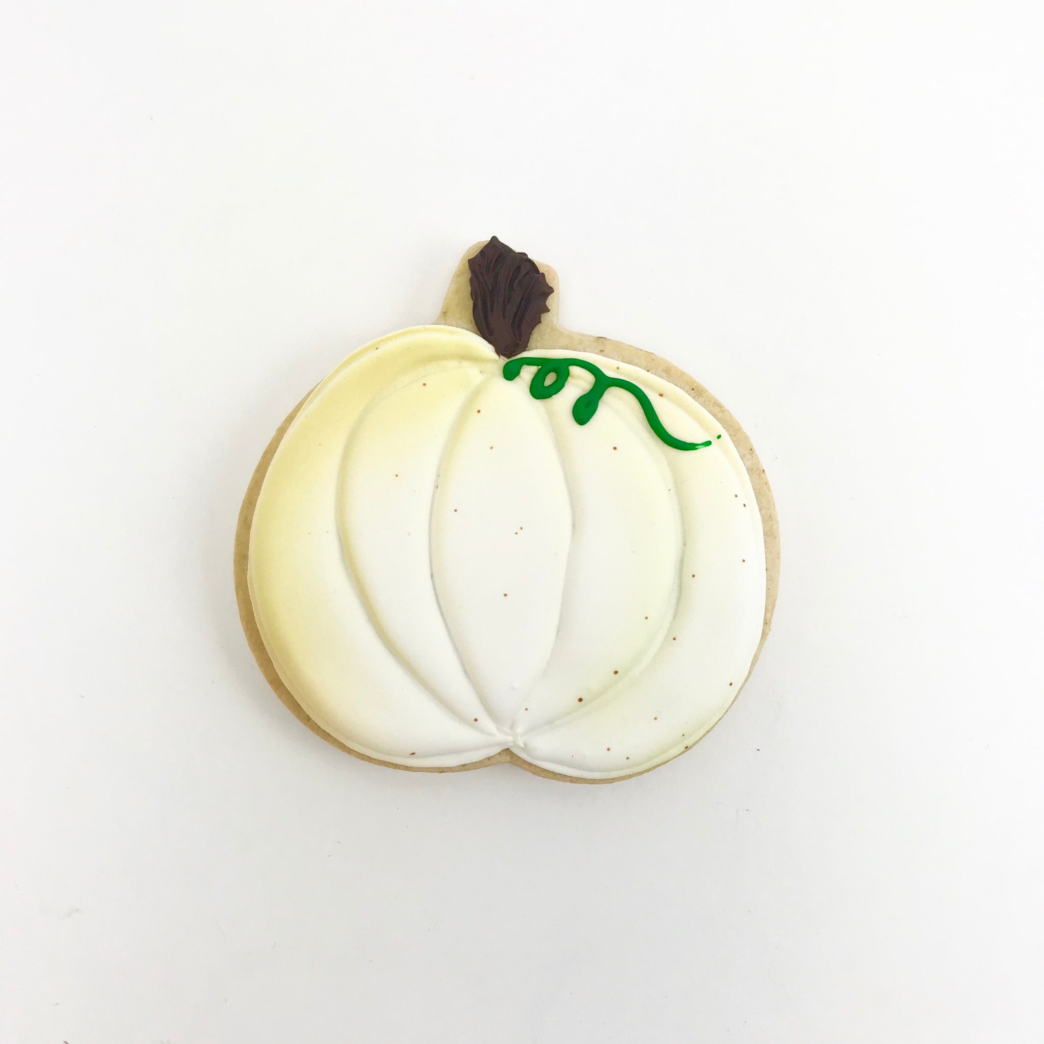 White Pumpkin Sugar Cookie, 4”