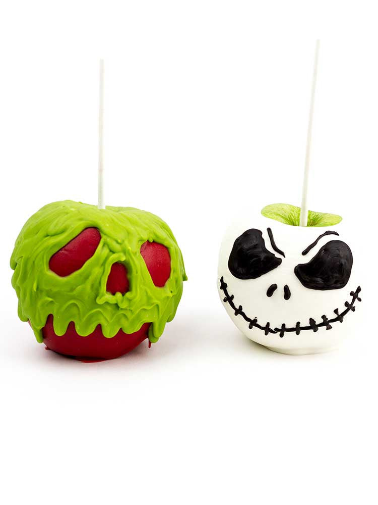 Chocolate Covered Apples: poison apple and Jack Skeleton