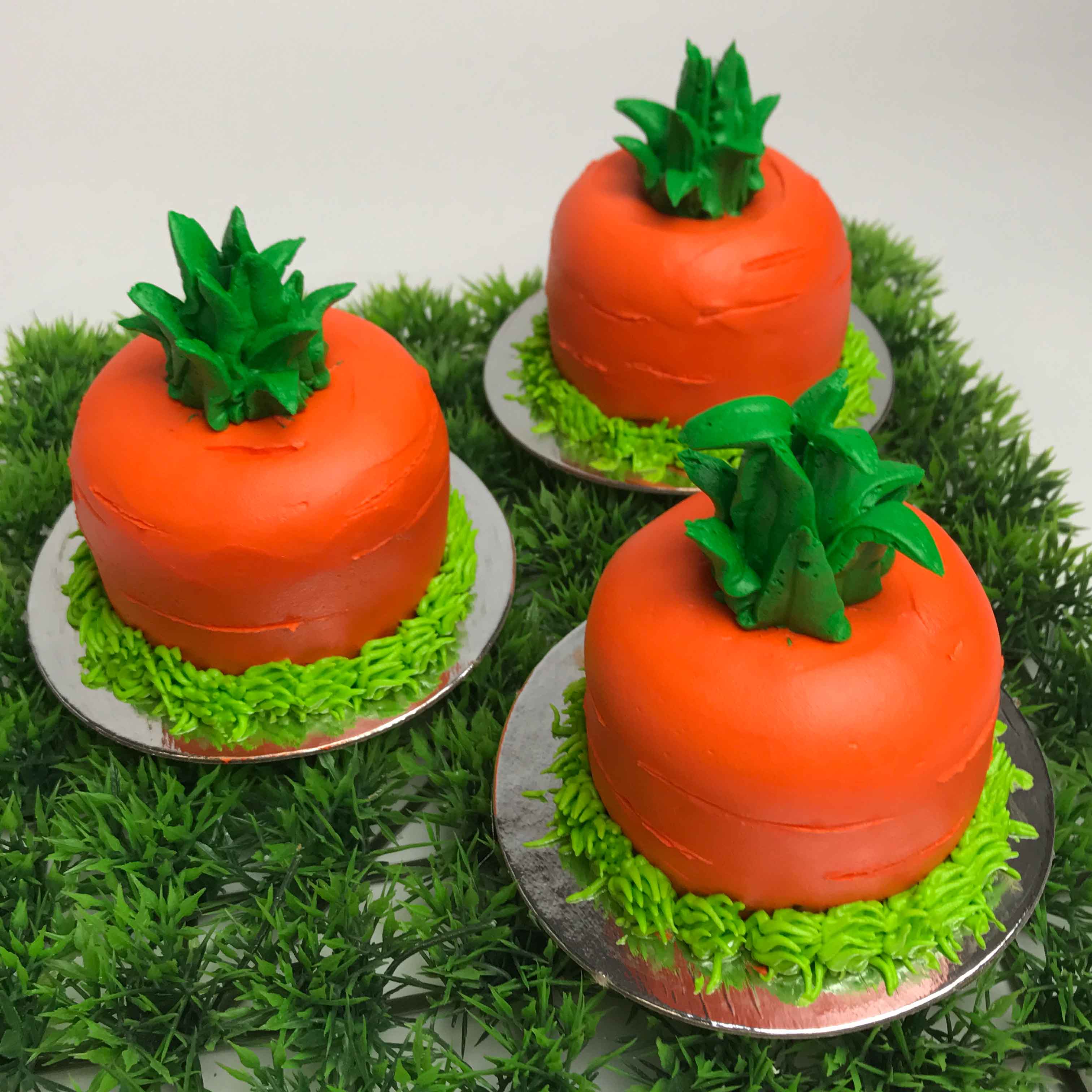 Easter Carrot 3D Cupcakes