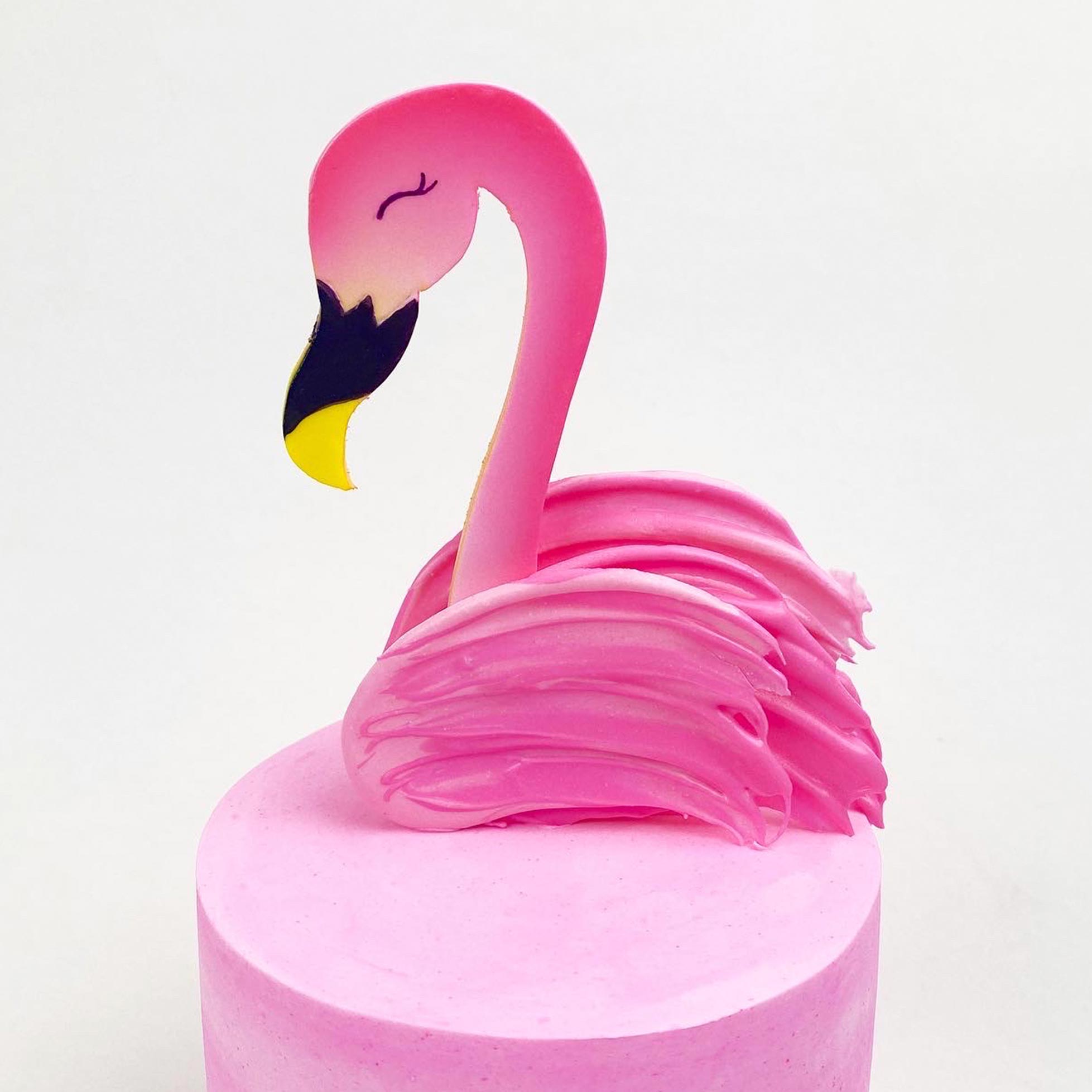 Petite Flamingo Cake