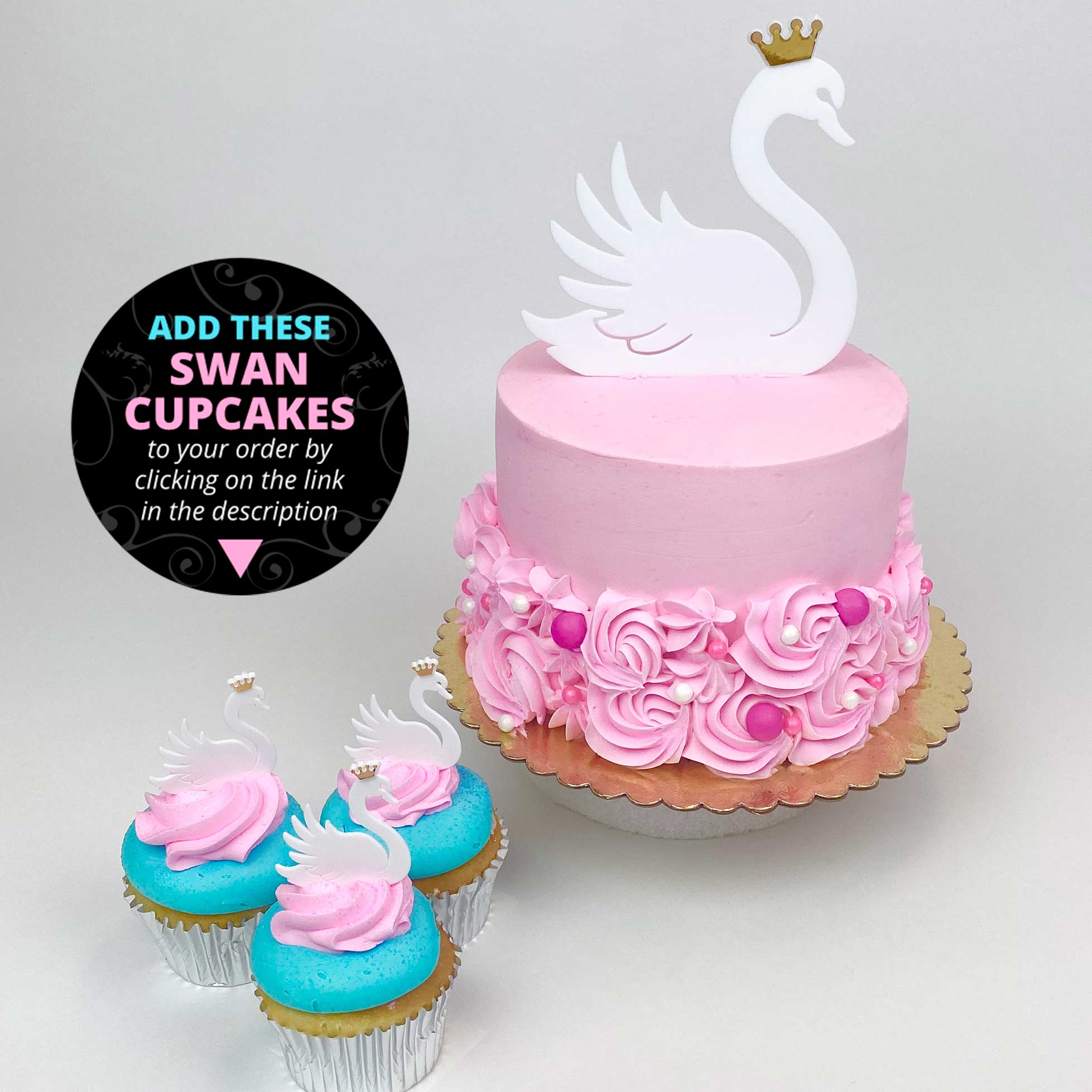 White Swan Cake