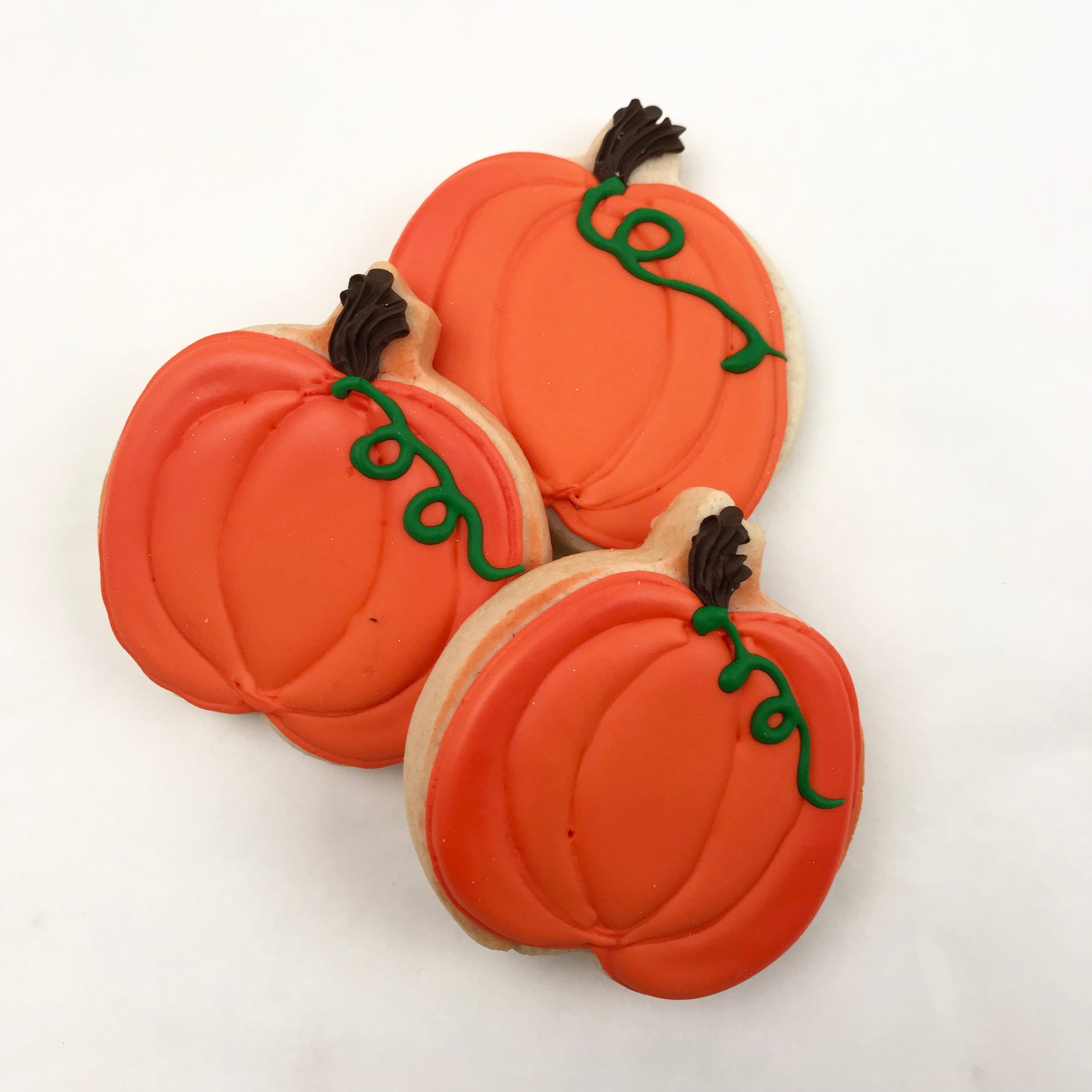 Orange Pumpkin Sugar Cookie, Medium