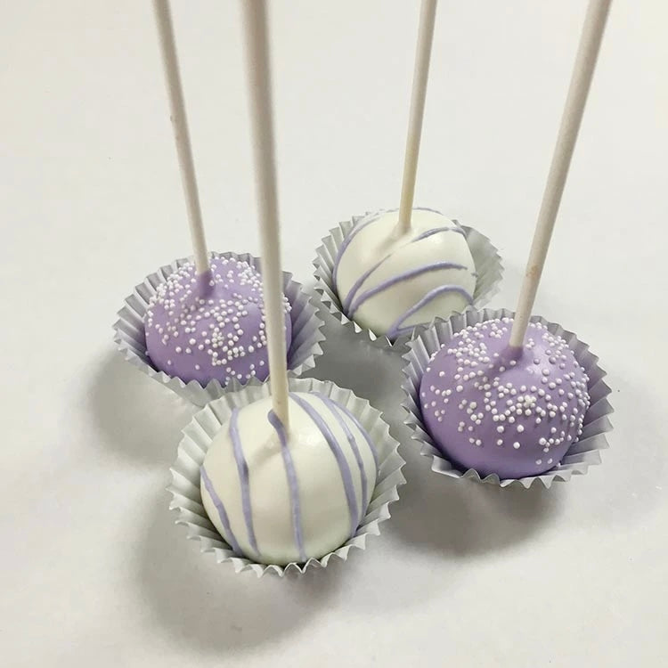 Lavender Themed Cake Pops