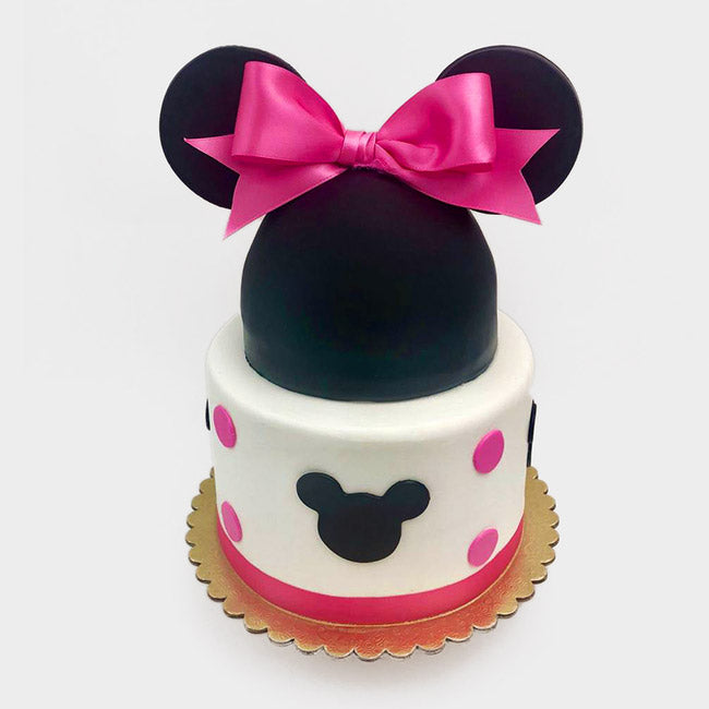 Birthday Cake with Hat & Bow
